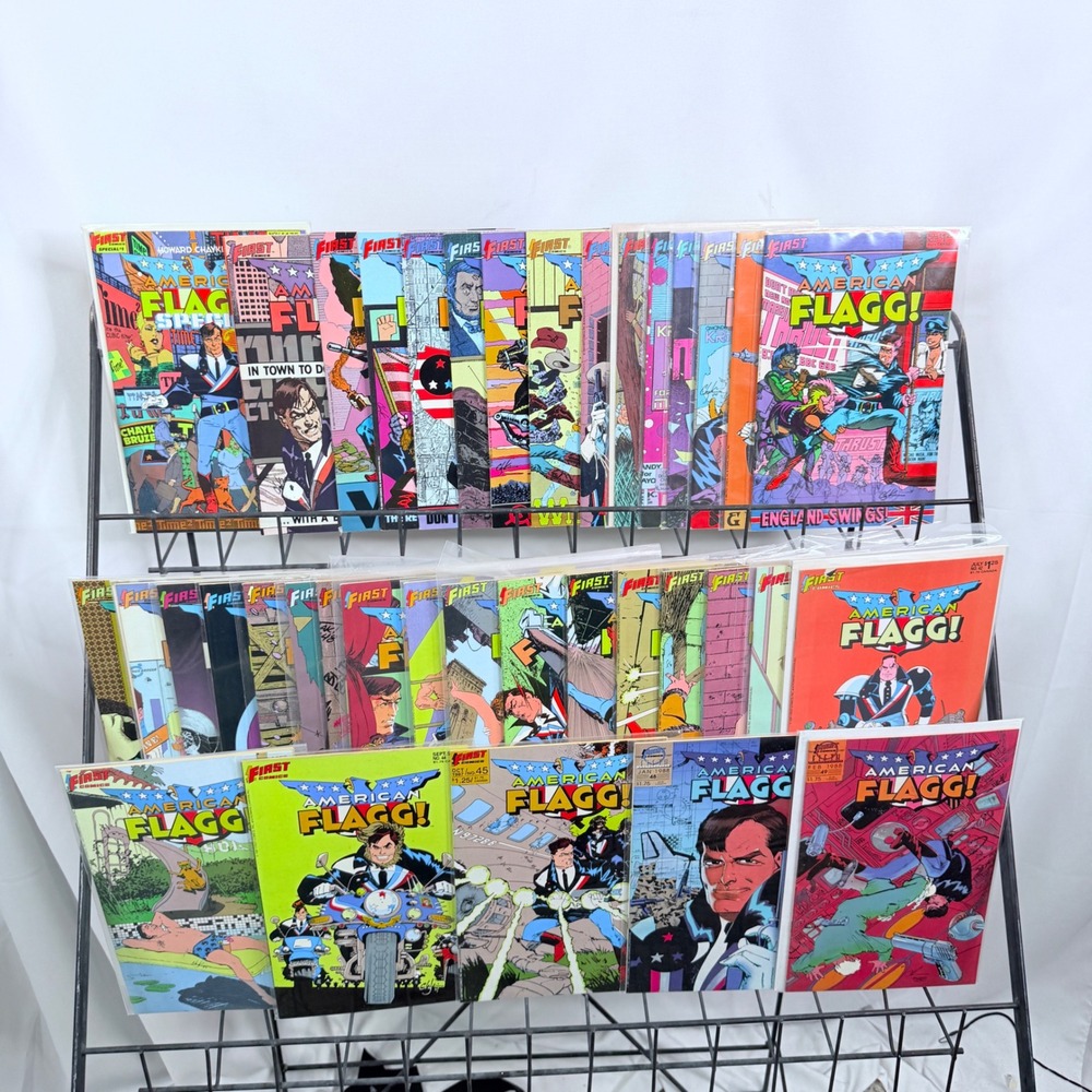 American Flagg 9 11-39 42-45 48-49 Special First Comics Howard Chaykin